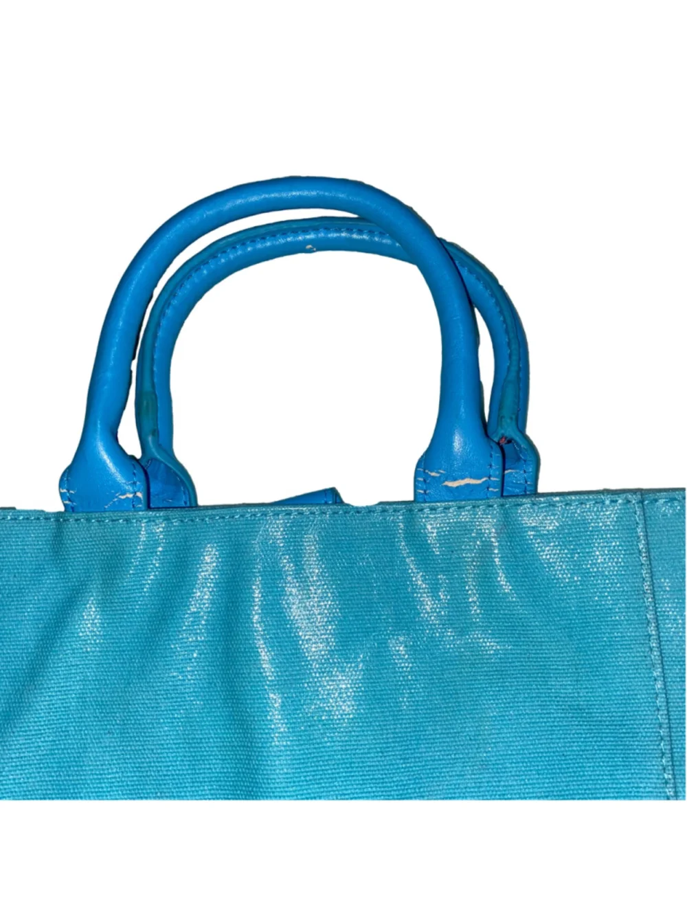 Women's Disney Parks The Chapeau Tote Handbag 12” Across Blue Purple